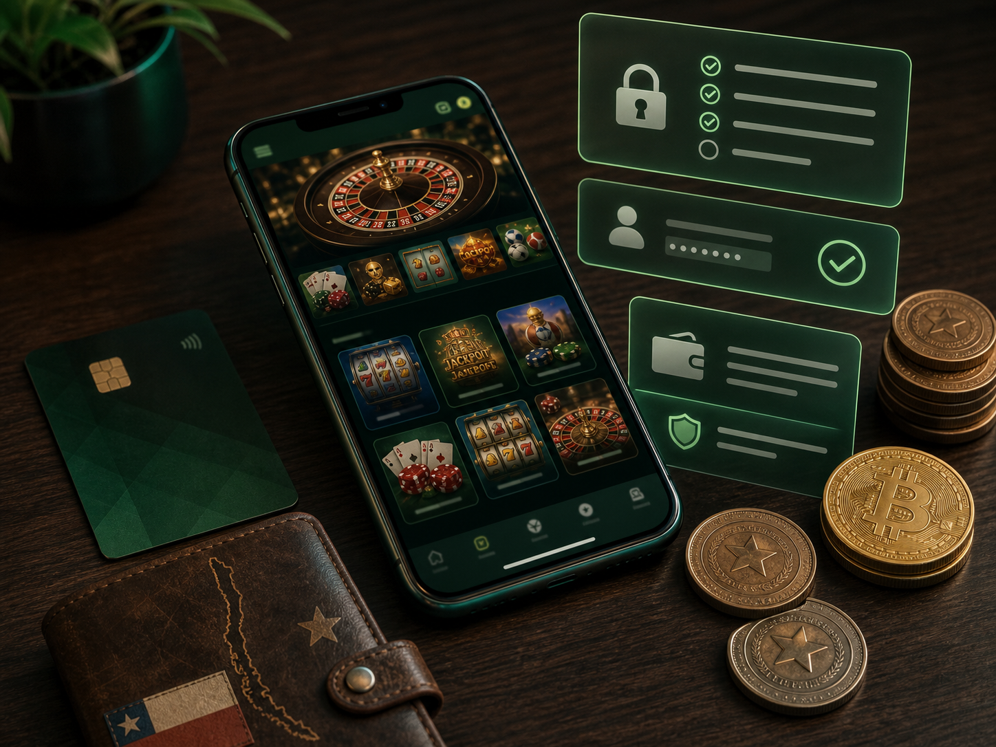 Wildzy móvil con cashier, Bitcoin y pagos para Chile